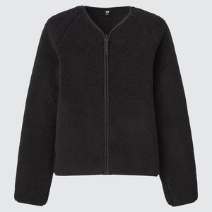 Uniqlo fleece lined cardigan